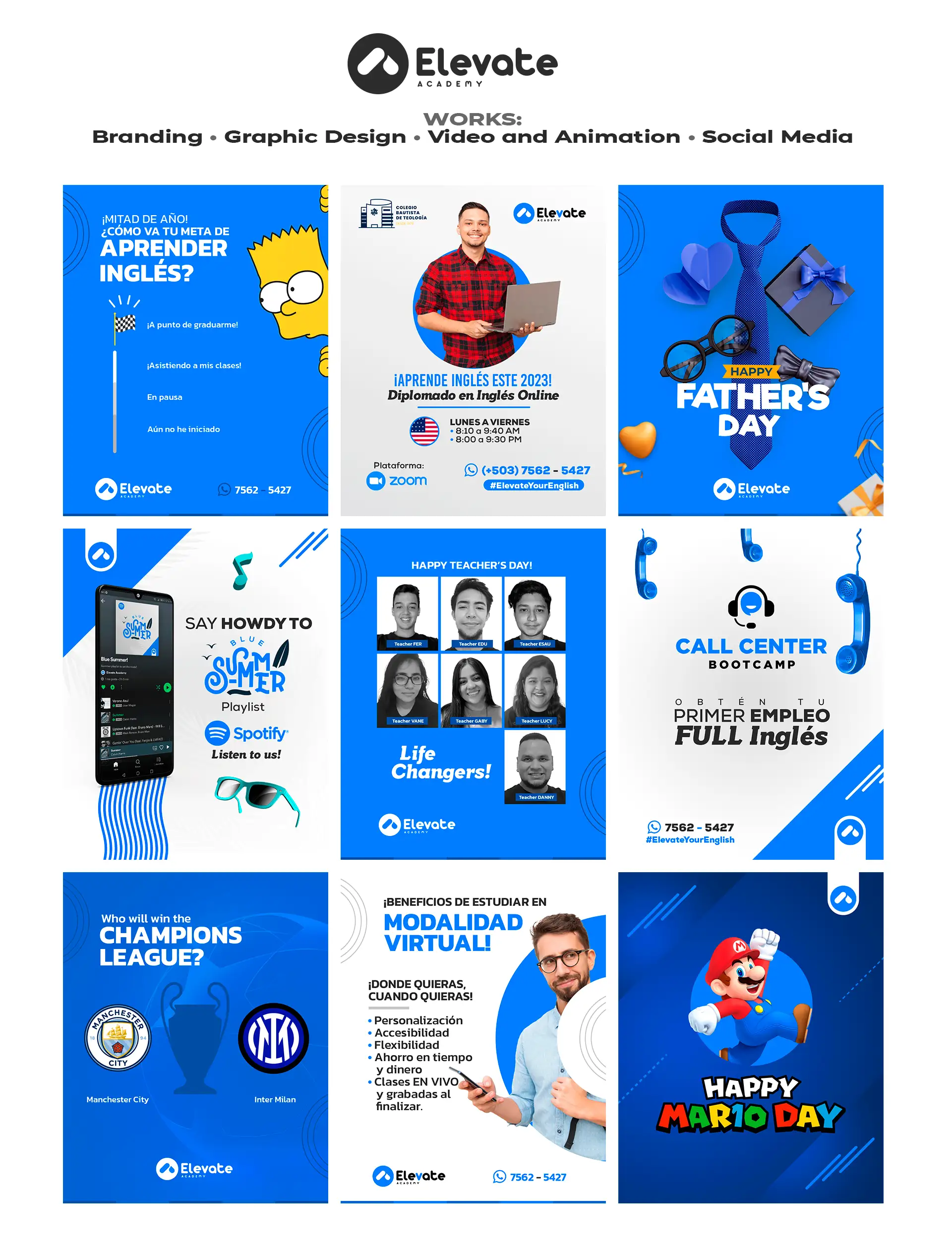 Elevate Academy spot 2024